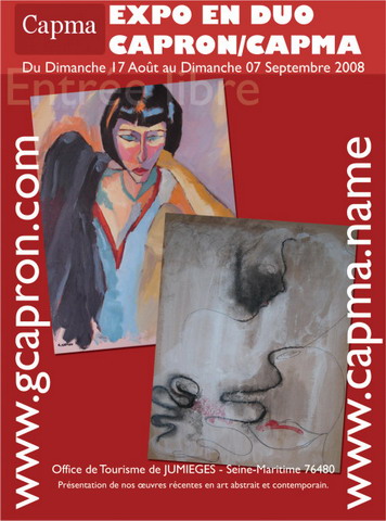 Affiche Expo en duo Capma /Gcapron